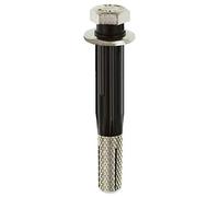 TOX 030701651 Taco Largo métrico, Metallico, 12x120mm, Set de 4 Piezas