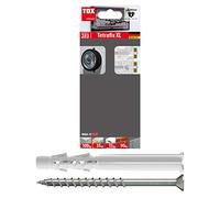 TOX Taco para marcos universal Tetrafix XL 8x80 mm + tornillo, 4 piezas, 021701101