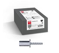 TOX Tornillo de anclaje Sumo Max 1 IM 6x35 mm, con rosca interior M8/M10, acero galvanizado, homologado para la fijación múltiple de elementos no portantes, 50 piezas, 041101701