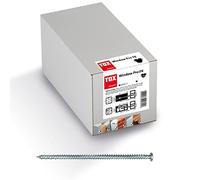 TOX Window Pro FK Tornillo para marcos de acero cementado, montaje a distancia para ventanas y puertas, cabeza de tornillo de cabeza plana con accionamiento TX30, ⌀7,5/92 mm, 09210155