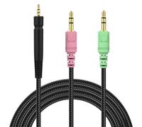 Toxaoii Cable de audio de repuesto GSP 600 para auriculares Sennheiser GSP 670, GSP 600, GSP 500, GSP 350, PC 373D, Game One, Game Zero, G4ME ONE, cable auxiliar de 2,5 a 3,5 mm