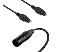 Toxaoii Cable de audio XLR equilibrado de 4 pines compatible con auriculares Sennheiser HD650 HD600 HD580 HD660S HD58X HD565 HD545 HD535 HD6XX, 5 pies