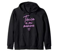 Toxic A Mi Manera Latina Chingona Chula Bonita Mexicana Sudadera con Capucha