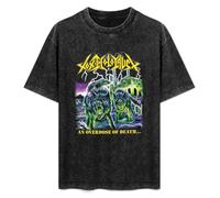 Toxic Holocaust Overdose of Death Men and Women Vintage Washed Short Sleeve T-Shirt Streetwear Loose Casual Size XXL