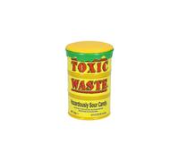 Toxic Waste Hazardously Sour Candy 42 g - Caramelos extremadamente ácidos para valientes, sabor afrutado con explosión ácida + pegatina GETZH ThankYou