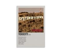 Toxicity-System of A Down - Póster de lienzo impermeable para pared, impresión HD resistente a los rayos UV, adecuado para salas de estar y pasillos, es un gran regalo, estilo sin marco, 40 x 60 cm
