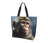 TOXOCMDKLE Bolsa de mano para mujer Zion National Park Bolsa de comestibles plegable bolsas de compras reutilizables grandes bolsas de mano, mono, Talla única