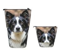 TOXOCMDKLE Estuche telescópico de gran capacidad para lápices, soporte para bolígrafos de zarigüeya y rosas, estuche retráctil para lápices de pie, bolsa de maquillaje para suministros de oficina