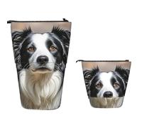 TOXOCMDKLE Estuche telescópico de gran capacidad para lápices, soporte para bolígrafos de zarigüeya y rosas, estuche retráctil para lápices de pie, bolsa de maquillaje para suministros de oficina