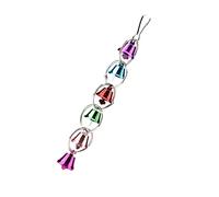Toy Bird Toys Hanging Bell Toy Toy Bell Bell Toys Entertaining Birds For Golden Sun Cockatoo Toys Metal Color Al Azar 1 X Campana de Tono de Juguete Colgante
