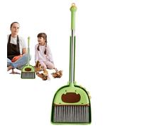 Toy Broom Juego para Niños: Escoba Y Lámina De Barrido Hechas De Robusto, Juguete Doméstico Realista para Promover La Independencia Y La Coordinación | Set De Limpieza Pedagógica para Mä