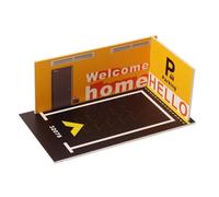 Toy Car Garage - Car Display Garage | Car Display Stand | Toy Car Parking Scene | 1/32 Escala PVC Toy Car Display Garage | Diecast Car Accessories for Car Enthusiasts Model Parking Lot for Bookshelf