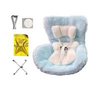 Toy Car Seat For Baby Dolls - Plush 17cm Doll Carrier Chair | Cute Nursery Travel Decor For Girls | Soft Doll Seat For Vehicle Display, Playroom Collection, Gift Store, Travel Play