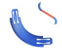 Toy Car Track Connectors, 90 Degree Curved Track Connectors 2Pieces, Smooth Turn Expansion For Train Layouts, Curved Pieces Compatible with Hot-Wheels,Standard-Sized Vehicle Models For Kids Age 3+