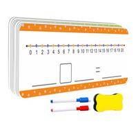 Toy Card Counting Toy Card - Tarjetas de aprendizaje matemáticas tempranas, juego portátil de reconocimiento de números, construye habilidades básicas de conteo, hace que el aprendizaje sea divertido