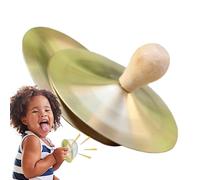 Toy Cymbals - Brass Alloy Small Size | Small Hand Cymbals | Dancing Zills | Finger Zills | Bright Resonant Sound Design For Kids Adults Drum Performances Belly Dance Practice