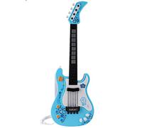 Toy de bajo para niños Juguete multifuncional Instrumento musical ligero Juguete aplicable para preescolares Material de ABS verde (Blue)