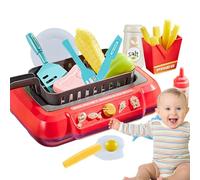 Toy De Cocción De Simulación, Juguete De Juego De Cocina Para Niños | Cambio De Color Play Play Gourmet Cooking Box Frey Para Niños De 3 Años, Vestirse Como Chefs Y Aprender A Operar Varios Electrodom