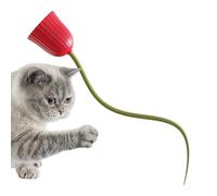 Toy de Gato Interactivo, Juguetes para Gatos interactivos - Juguete de rodaje automático de Ejercicios | Bola de Gatito en Movimiento Recargable portátil USB con Cola para Gatos Interiores, Alivia el