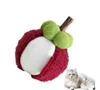 Toy De Masticación De Gato, Juguetes De Hierba Gatera | Toy De Masticación De Gato De Fruta Con Hierba Gatera - Juego De Limpieza De Dientes De Gatito Interactivos De Relleno Suave Excite Strant Chewi