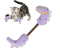 Toy De Masticación De Gato - Varitaa De Teaser De Peluche De Gatito, Juguetes De Hierba Gatera | Rompecabezas De Gato Interactivo Con Campanas, Bola De Mascota, Palitos De Dentición, Entretenimiento I