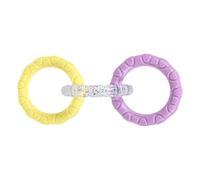 Toy de remolcado para perros, 3 anillo de juguete para perros | 3 anillos Tug of War Tug of War Toy,Juego de mordeduras interactivas, teher al aire libre, equipo de ejercicio, promueve el cuidado de l