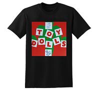 Toy Dolls Dig That Groove O-Neck Unisex Short Sleeve T-Shirt Black, Negro , XL