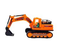 Toy Excavator Truck - Simulation Construction Vehicle | Kids Push and Go Digger Car with Rotating Bucket, Interactive Pretend Play Engineering Equipment, Sturdy Bulldozer Toy for Children Birthday