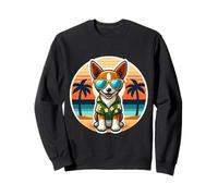 Toy Fox Terrier Dueño de perro Summer Vibes Vacaciones Vacaciones Sol Sudadera