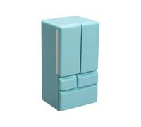 Toy Fridge - 1:12 Scale Small Refrigerator Home Decors | Toy Kitchen Products, Childrens Play Home Toys, Doll House Furniture for Birthday Christmas Easters