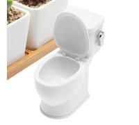 - Toy - Funny with Flushing Sound, Decor Miniature Bowl, Furniture Perfect For Living Rooms, Bedrooms, Dining Rooms, and Studies.