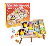 Toy Grill Fun Wooden Interactive Realistic Cooking, Reducing Game
