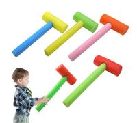 Toy Hammer - 32x14cm Foam Safe Percussion Set, 4 Pieces Interactive Motor Skill Builder | Indoor Playroom Kindergarten Activity Supporting Sensory Development Coordination Entertainment For Boys Girls