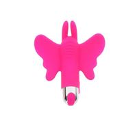 Toy Joy Sex Toys Vibrador de dedo recargable Butterfly Pleaser para mujer, color rosa, talla única