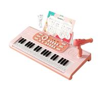 Toy Keyboard Piano - Rechargeable Thirty Seven Key Music Instrument, Two Mode Educational Sound Toy, Microphone Performance Feature | Creative Musical Playtime Gift For Children Girls Boys Holiday Bir