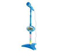 Toy Microphone with Stand, Musical Toy Microphone, Adjustable Microphone Stand, Flashing Stage Lights, Toddler Microphone with Adjustable Stand and Flashing Stage Lights, Perfect For Karaoke Fun