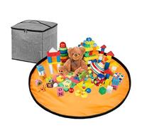 Toy Organizer - Kids Toy Organizer | Washable Large Capacity Oxford Cloth | Toys Storage Bags With Zipper | Washable Foldable Large Capacity For Building Blocks Dolls Boys Girls Outdoor Apartment