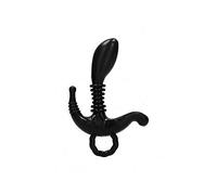 Toy Outlet - TOY945 - Black - Anal - Ribbed - Plug - Packed