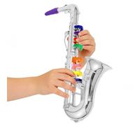 Toy Saxophone - Golden Kids Musical Instrument, Educational Wind Toy | Accesorio Realista para Actuación En Escenario, Grabadora De Trompeta De Trompa | Idea Ďe Regalo Đe Cumpleaños para Escola