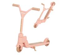 Toy Scooter - Foldable Two Wheel Desk Gadget, Non-Slip Mini Scooter for Kids Entertainment Hand Exercise with Portable Compact Design, Ideal for Home School Party Travel Play