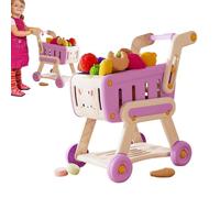 Toy Shopping Cart | Kids Shopping Cart with Pretend Food | Interactive Shoping Carts Role Play Game Suitable for Boys Girls Kids 3+