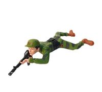 Toy Soldier Models - Figura de acción de Soldier Boy, Figura de acción de rastreo de Sonido de luz eléctrica con Juntas posibles | Juguete de tropa articulada con operación de baterías, exhibición de