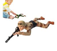 Toy Soldier Models - Figura De Comando De Acción con Luz De Sonido, Hombre De Móvil | Figura De Juguete De Soldado Eléctrico, Juego De Juego del Ejército, Modelo De Defensa De Héroe De Viaje Par