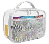 Toy Storage Bags, Travel Organizer Pouches, Zippered Toy Carry Case, 12-Inches Compact Cosmetics Holder, Multipurpose Container for School, Camping, Bedroom, Dorm, Outdoor and Workplace