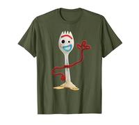 Toy Story 4 Forky Camiseta, Hombre, Verde Oliva, XXL