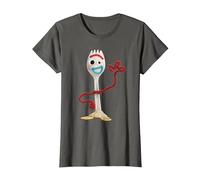 Toy Story 4 Forky Camiseta, Mujer, Asfalto, XXL