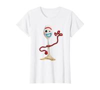 Toy Story 4 Forky Camiseta, Mujer, Blanco, 3XL