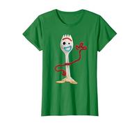 Toy Story 4 Forky Camiseta, Mujer, Verde Kelly, M