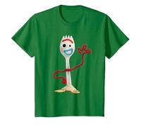 Toy Story 4 Forky Camiseta, Niños, Verde Kelly, 10 años