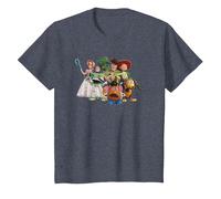 Toy Story 4 Group Maglietta Camiseta, Niños, Azul Jaspeado, 12 años